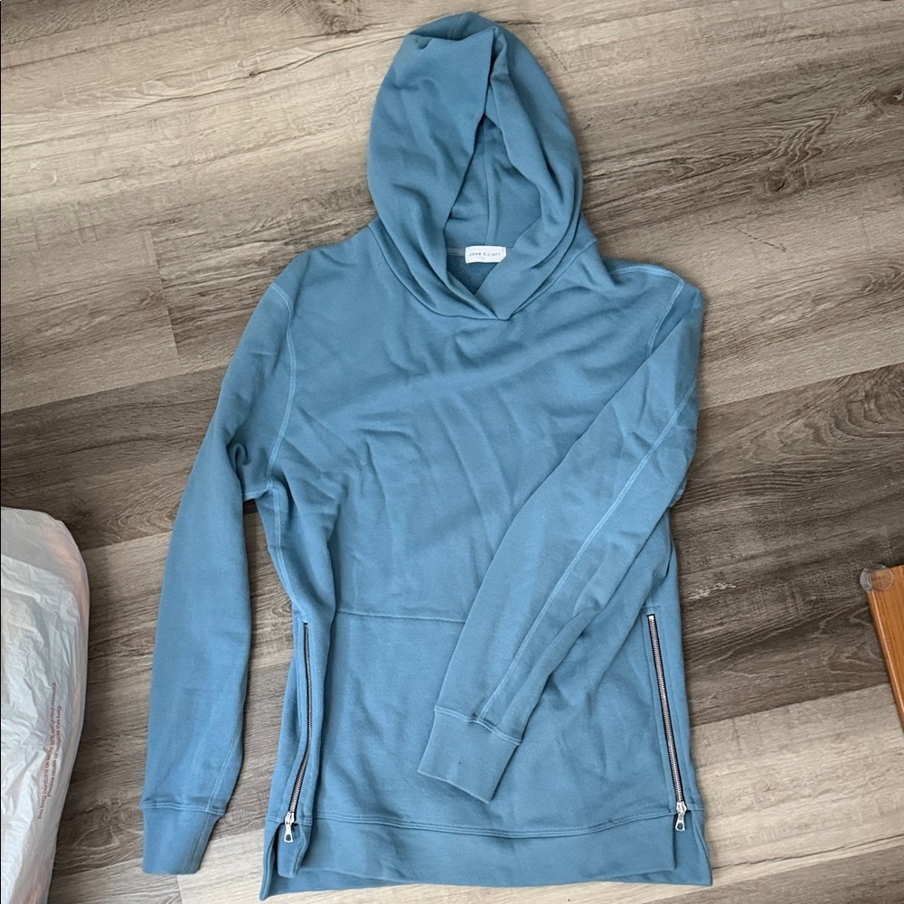 John Elliott Blue Hooded Men's Sweater